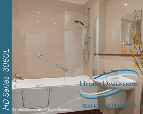 Hydro Dimensions 3060L Walk-in Tubs