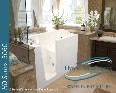 Hydro Dimensions 3060 Walk-in Tubs