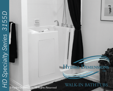 Hydro Dimensions 3155D Walk-in Tubs