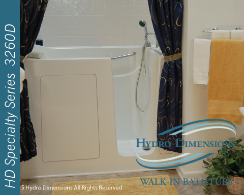 Hydro Dimensions 3260D Walk-in Tubs