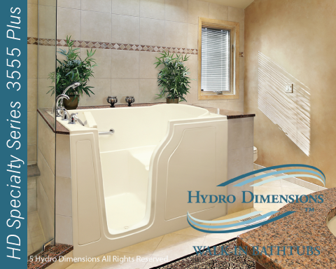 Hydro Dimensions 3555 Plus Walk-in Tubs